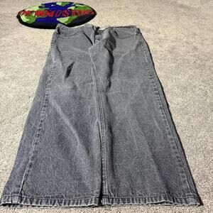 - grey y2k rocawear jeans